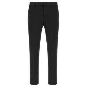 PT Torino Black Cotton Casual Men's Pants